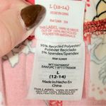 Red Cherub Print Cropped Pajama Set Size Large Photo 9