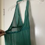 Lovers + Friends Revolve Sarai Maxi Dress green crochet sheer halter neck Small Photo 7