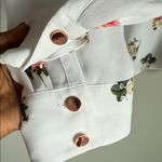 Ted Baker  Simma Floral Printed Woven Shirt in White - Size 6 Photo 9