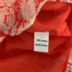 Banjanan Gizela Floral Tiered Ruffle Maxi Dress V Neck Large Poppy Red White Photo 5