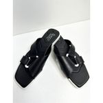 Franco Sarto Franco‎ Sarto Sandals Womens Size 9.5 Leather Black/White Open Toe Photo 6