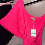 Show Me Your Mumu Pink One Shoulder Dress Photo 8