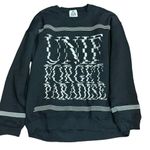 Unif ‘Forget Paradise’ Pullover Crewneck Sweatshirt - Size Large - Black & White Photo 9