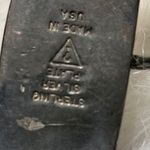 Vintage Georges Marciano Brown Leather Belt With Sterling Silver Large buckle Size 30 Photo 2