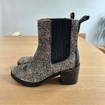 UGG  Boots Camden Exotic Calf Hair Chelsea Ankle Booties Women Size 6 Speckled Photo 2