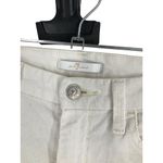 7 For All Mankind ivory Corduroy Skinny Jeans Size 25 Womens Casual classic Photo 4