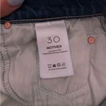 MOTHER The Lasso Sneak Wide Leg Jeans in It's A Small World Size 30 Photo 3