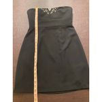 Max and Cleo Black Strapless Embellished Holiday Party Mini Dress Sze 6 New Year Photo 4