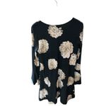 Karen Kane Black Floral Bell Sleeve V Neck Flared Dress Womens XL Photo 10