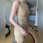 Gold homecoming dress Size 2 Photo 1