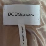 BCBGeneration  Pink Open Front Long Sleeve Career Casual Blazer Coat Jacket Sz L Photo 2