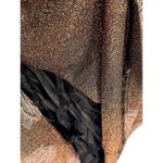 After Dark Copper Brown With Copper Specks Floral Size 16 Sleeveless Note Flaw Photo 5