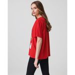 Disney  Mickey Mouse Christmas Women's T-shirt Tee Red Xmas Gifts Medium NWT Photo 4