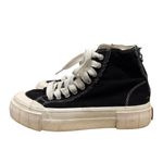 Good News Black Canvas High Top Platform Sneakers 5 Photo 2