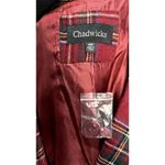Chadwick's NEW  Women's Plaid Wool Blazer Red‎ Size 12P Mid-Length Jacket Photo 4