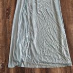 Retrofete Yesi Dress in Blue Silver Size Small Metallic Maxi Spaghetti Straps Photo 9
