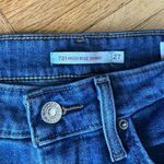 Levi's Levi’s 721 High Rise Skinny Dark Wash Distressed size 27 Photo 1