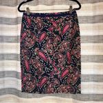 Boden Woodland‎ Green Paisley Skirt Size 2P Photo 1