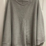 Luxe  Boutique Poncho Oversized Soft Sweater Size Medium Photo 0