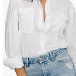 Good American The Good Shirt in White, Size 1 (Small) New w/Tag Retail $129 Photo 9