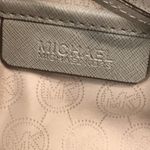 Michael Kors MICHAEL Leather Gray Satchel Hand Bag Photo 15