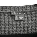 Theory Nellia Noble Wool Houndstooth Printed Dress Photo 4