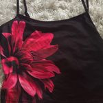 Bright flower top Black Size M Photo 0