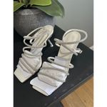 Cult Gaia Isa Sandal Optic White Womens Size 37 38 MISMATCHED SIZES Photo 6