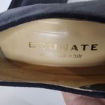 Brunate Dark Grey and Black Suede High Heels Size 38.5 Photo 4