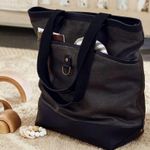 NEW PB Jeremiah Brent CONVERTIBLE DIAPER BAG 17" Gray Backpack Handbag Purse NWT Photo 10