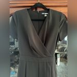 Karl Lagerfeld PARIS Scuba Crepe Wide Leg Jumpsuit Black Photo 6