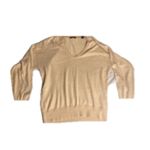 Scotch & Soda Minimalist Soft Knit Blush Pink V-Neck Sweater  Size S Photo 2