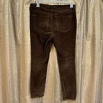 Free People  Reagan Walnut Brown Button Fly Corduroy Ankle Jeans Size 30 Photo 1