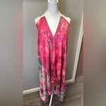 A.Helm NEW Magenta Classic Hamptons Hi Lo Asymmetric Hem Satin Halter Dress OS Pink Size undefined Photo 1
