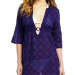 Free People Echo  Beach Coverup Dress Navy Photo 0