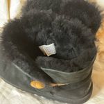 UGG  Black Shearling Lined Boots Photo 5