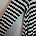 American Eagle  Black and White Striped Dress Photo 2