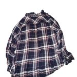 Dress Barn  Plaid Button Down Shirt Photo 5
