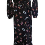 Likely Revolve Perla Floral Maxi Dress Long Sleeve Faux Wrap Party Dress Size 2 Photo 0