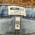 William Rast  Distressed Cutoff Denim Jean‎ Skirt with Zipper Size 26 Photo 4