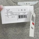 IRO NWT Tarika Sleeveless Crewneck Top Padded Shoulder Size XS Organic Cotton Photo 5