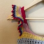 Blu Pepper Colorful Striped Crochet Tank Photo 3