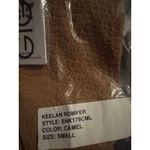 Brand New Gigi C Revolve Women's Size Small Camel Brown Sleeveless Romper Photo 5