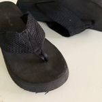 Anchor Blue  Y2K Black Chunky Platform Flip Flop/Sandals. Size 8.5 Photo 5