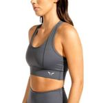 Squat Wolf Athletic | Hera Performance Grey Sports Bra Size Large New with Tag Gray Photo 1