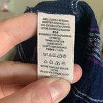 Free People  hooded S blue striped boho beachy oversized top Photo 3