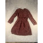 Madewell  kali polka‎ dot dress faux wrap size 8 Long Sleeve Lined Photo 3