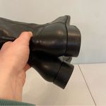 Frye Melissa Button Black Leather Knee High Boot Extended Calf size 9 Photo 4