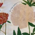 H&M Wool Blend Floral Butterfly Boho Mini Dress 3/4 Length Sleeve Cream Size 6 Photo 8