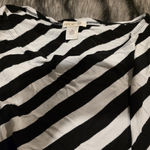 Arden B  Black and White Striped Top Photo 2